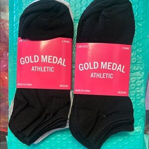 Gold Athletic Low Cut Socks